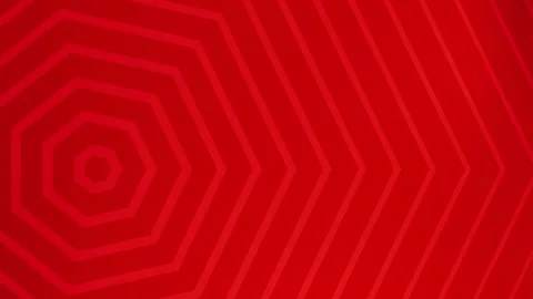 Red Hexagonal Pattern Background Loop. Stock Footage 286426777