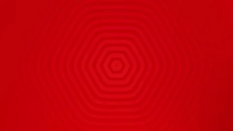 Red Hexagonal Wave Pattern Background Loop Animation. Stock Footage 286775215