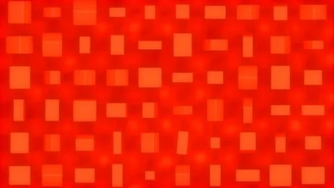 Red hi-tech cg pattern of geometry cuboids - randomize - abstract 3D rendering Illustrazione stock