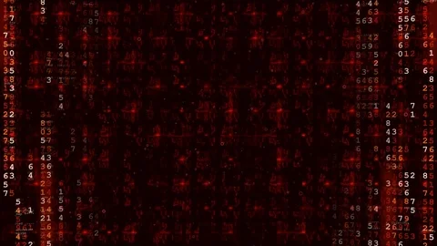 Red Hi-Tech Digital Futuristic Background. Stock-Footage 80234148
