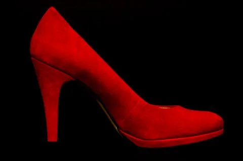Red High Heel Foto stock