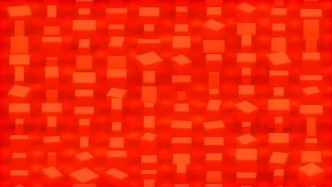 Red high tech cg pattern of graphic cuboids - randomization Stock Illustration