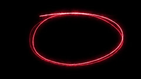 Red Highlighter marker pen style Animated. 库存影片 316742523