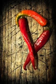 Red hod pepper Stock Photos