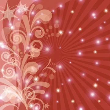 Red holiday background Stock Illustration