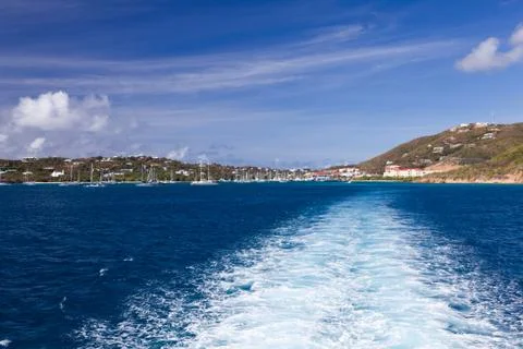 Red hook harbor on st thomas Stock Photos