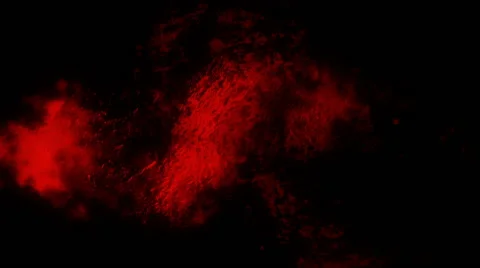 Red horror abstract loop Stock Footage
