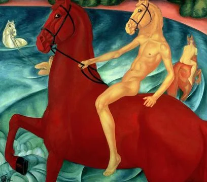 Red horse イラスト素材