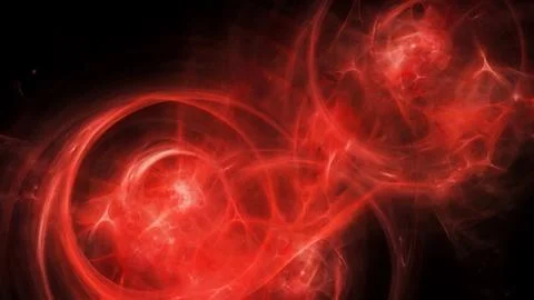 Red hot abstract wheels Stock Illustration