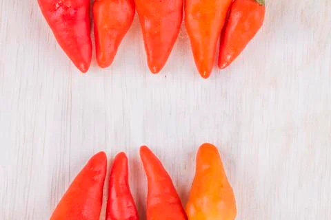 Red hot cayenne Stock Photos