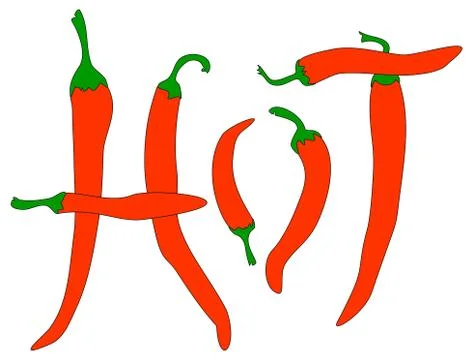 Red Hot Chilli Peppers Stock Illustration