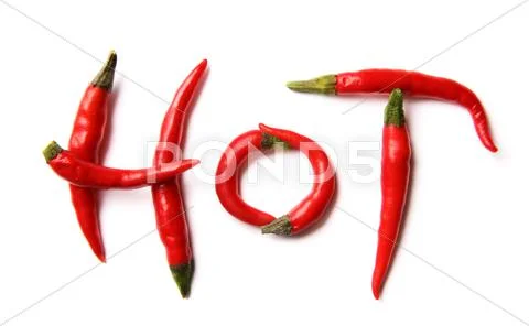 Red hot chilli peppers Stock Photos