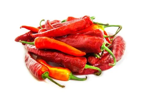 Red hot chilli peppers Stock Photos