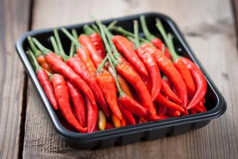 Red hot chilli peppers Stock Photos