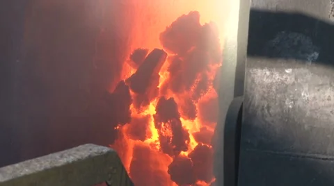 The red-hot coking coal Stock Footage 57111711