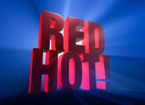 Red hot! Stock Illustration