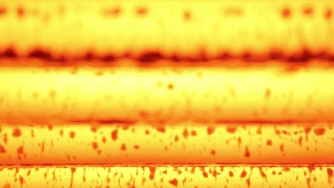 Red-hot iron bars Stock Footage 72758465