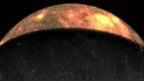 Red-Hot Mercury Surface Video stock 230382798