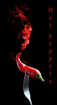 Red hot pepper Stock Photos
