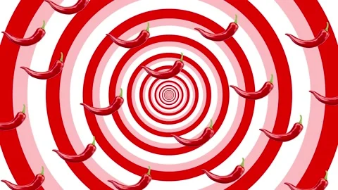 Red hot pepper, splash, background, abstraction Stock Footage 130330594