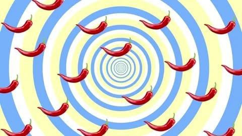 Red hot pepper, splash, background, abstraction Stock Footage 130330686