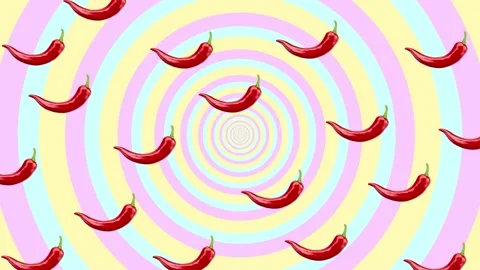 Red hot pepper, splash, background, abstraction Stock Footage 130330688