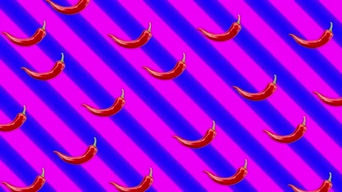 Red hot pepper, splash, background, abstraction Stock Footage 130330690