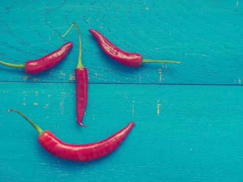 Red hot pepperoni Stock Photos