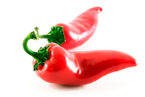 Red hot peppers Stock Photos