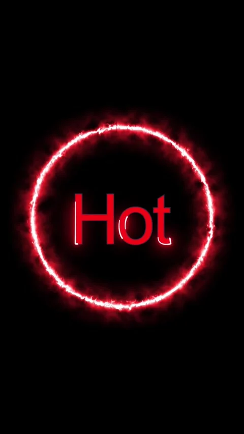 Red hot ring fire animation abstract background vf x vertical video. Animat.. Stock Footage 344285971