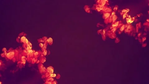 Red hot smoke explosion with shockwave effect. 3d rendering animation 4K Stock Footage 237236952