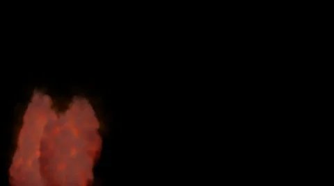 Red hot smoke Stock-Footage 923221