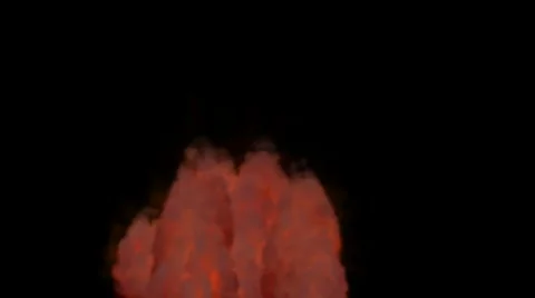 Red hot smoke2 Stock Footage 923269