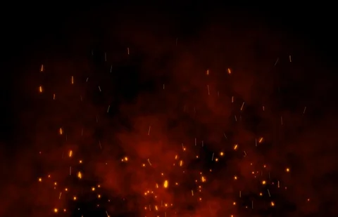 Red hot sparks Stock Footage 106675369
