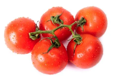 Red hot tomatoes Foto stock