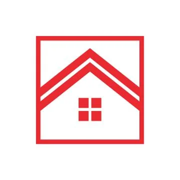Red House Box Stock Illustration
