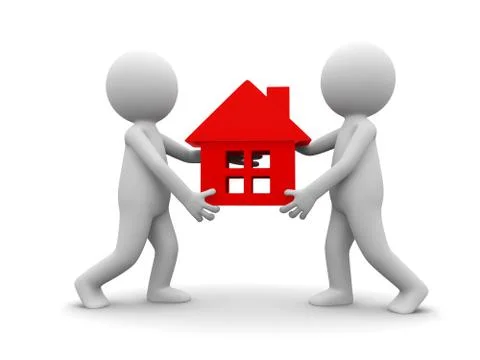 Red house Stock Illustration