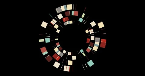 Red HUD Wheel Stock Footage 113269633