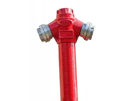 Red hydrant isolated on white background Photos