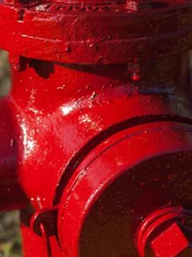 Red hydrant Stock Photos