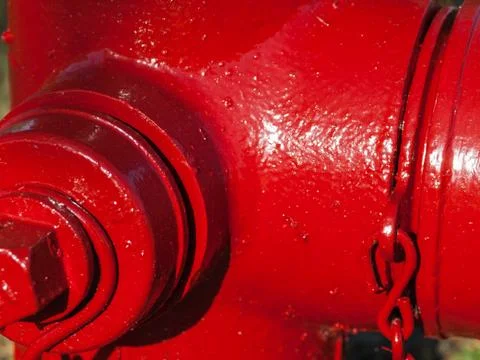 Red hydrant Stock Photos