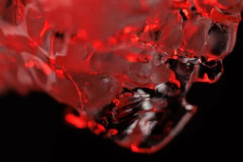 Red ice in closeup Photos