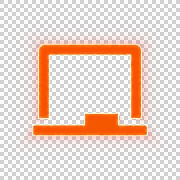 Red icon chalkboard with iridescent fire stripe. Sharp alpha channel border. Stock Illustration