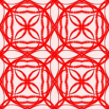 Red ikat seamless pattern Stock Illustration