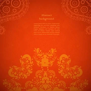 Red indian ornament Stock-Illustration