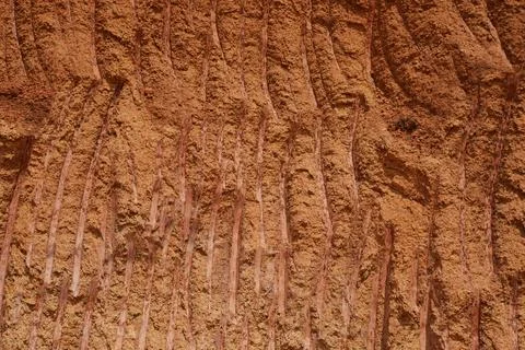 Red indian soil texture Stock Photos