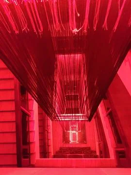 Red infinity 写真素材