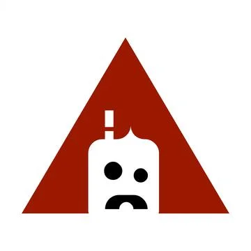 Red A initials character icon and company logo Stock Illustration