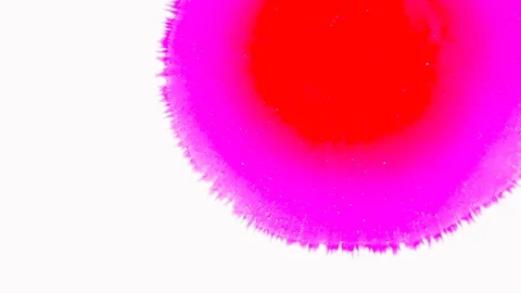 Red Ink Bleed with amazing texture Stock Footage 105947094