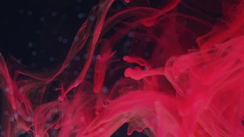 Red ink diffusing in water Stock Footage 100020807